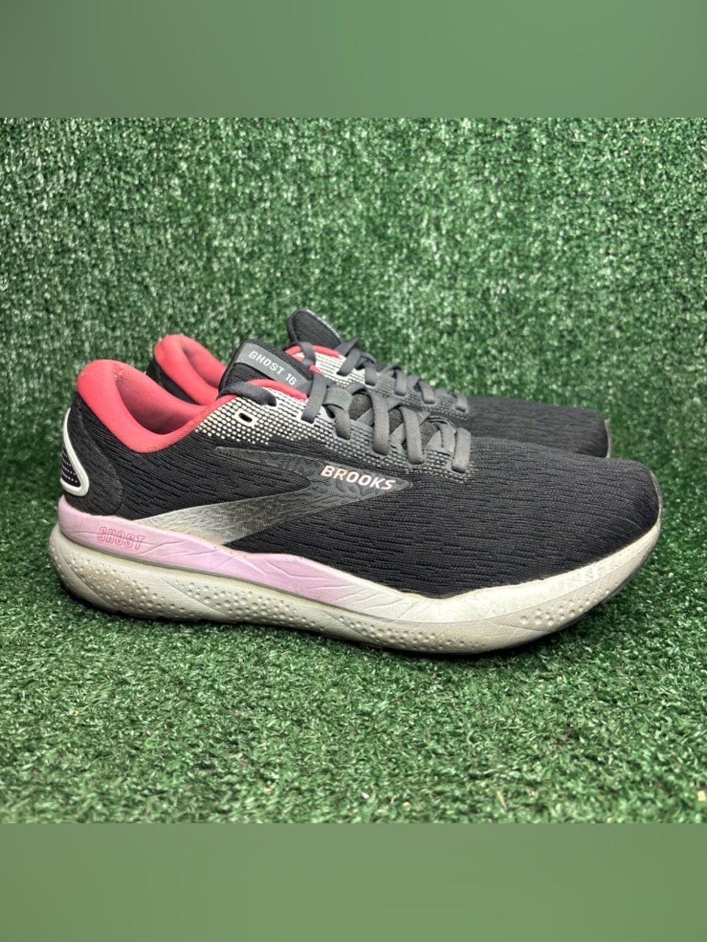 Brooks Ghost 16 Black Raspberry Women‎ Shoe Size 8.5 B Black 1204071B051
